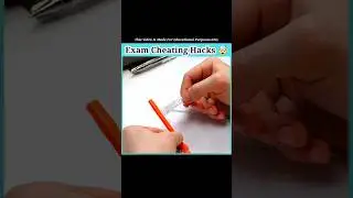 🔴 2 Genius Exam Cheating Hacks 🤯 | Secret Tricks for Smart Students! 📚✍️ #shorts