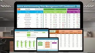 Finance and Accounting Risk Management KPI Dashboard in Excel