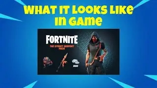 What The Street Serpent Pack Looks Like In Game(Fortnite Battle Royale)