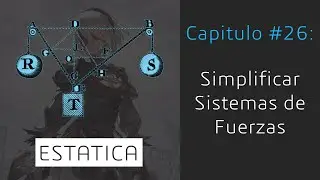 #26. Simplificación de un sistema de fuerzas (Pre - Cargas distribuidas) - Estática Curso Básico