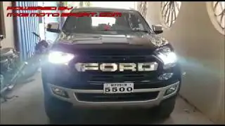 V1845 Ford Endeavour Mustang Inspired Performnace Xenon Projector Headlights Stage 2 by MxsMotosport