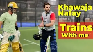 Shahid Afridi working on Khawaja Nafay to produce Power hitter for Pakistan !