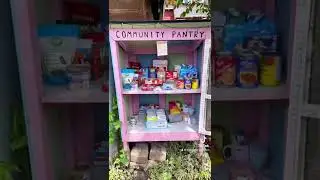 Pantry check in and donation #beforeandafter