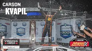 NASCAR Xfinity series driver, Carson Kvapil gives the Keys to the Race for the VSCU 300