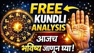FREE Kundli Analysis Live | आजच भविष्य जाणून घ्या | Astrology in Marathi