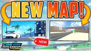 I Played The NEW UNRELEASED MAP EARLY in Car Dealership Tycoon!