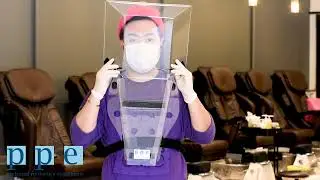 See How The Total Comfort Face Shield Works At Yoji Nails & Spa | Preferred Protective Equipment