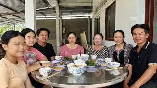 Đi Thăm Lú Và Dùng Cơm Với Mẹ Cùng Gia Đình Tư Tèo / Hương Trúc Miệt Vườn