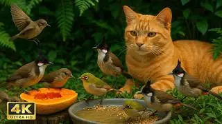 TV For Cat - A Cozy Day In: 8 Hours of Comforting TV for Cats  @PawsFeathersTV 70