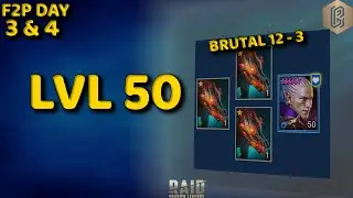 F2P Day 4: First 6-Star Champion ARTAK vs KAEL | Raid: Shadow Legends