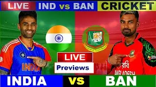 India vs Bangladesh, Match 16 | Score Update & Fan Discussion |  Previews Cricket Live | 2nd Inning