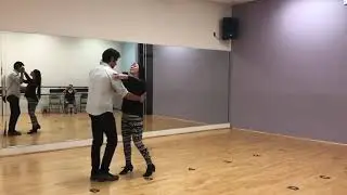 Salsa on 1 Intermediate level with Bridgette Maria y Victor