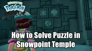 Pokemon Legends Arceus : Snowpoint Temple's Puzzle Solution Guide