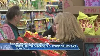 Noem, Smith discuss S.D. food sales tax