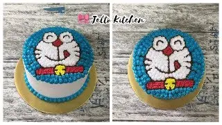 Doraemon Whipped Cream Cake