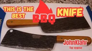 The Best BBQ Knife, How to make these BBQ choppers out of Old Hickory Cleaver.