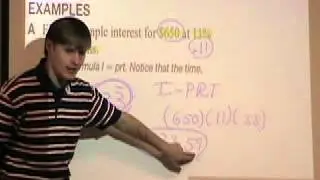 Simple Interest I=PRT
