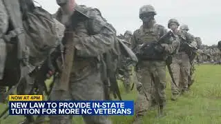 New NC law expands higher education access for veterans, active military members