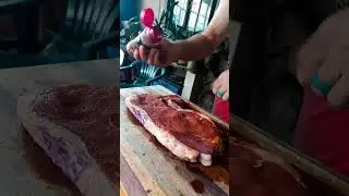 Prepping for the flames 🔥Beef Rump! #braai #braaitime #braaivibes
