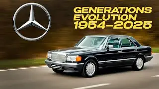 Evolution of Mercedes-Benz E-Class (1953-2024) | W120 to W214 Transformation 4K