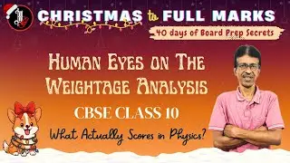 Human Eyes On The Weightage Analysis For 100 Marks | What Actually Scores in Physics? | Xmas to 100