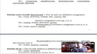 lezioni di latino: declinazioni