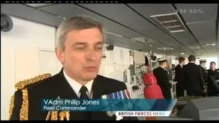 HMS Daring Returns After Marathon Tour 28.02.14