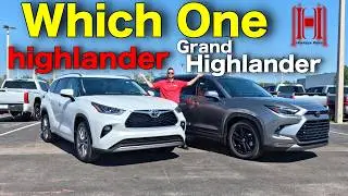 2025 Toyota Highlander vs Toyota GH Which Hybrid is Better? Full Specs & Test Drive