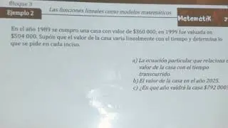 Las funciones lineales como modelos matemáticos 2