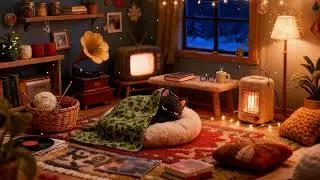 Let the snow fall &mdash; feel safe. ❄️ Winter Lo-fi Jazz for Study, Sleep