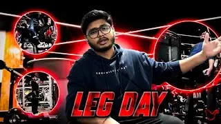 My First Gym Vlog | Leg Day Destruction 💀🔥