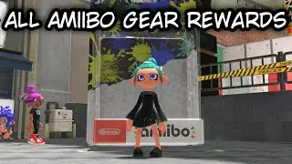 All Amiibo Gear Unlocks - Splatoon 3
