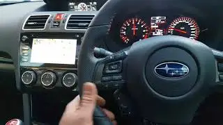 2018 Subaru WRX STi infotainment Pandora Spotify YouTube red Bluetooth entertainment controls button