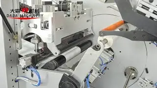 Non-stop 4-Spindle Glueless Turret Rewinder