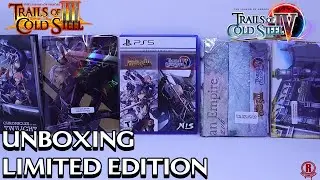 The Legend of Heroes: Trails of Cold Steel III & Trails of Cold Steel IV (PS5) Limited Edition Unbox