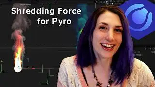 Shredding for Pyro, Sharpening Flames and Smoke Cinema 4D | EP123