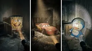 I Found Different Cartoon Characters in Abandoned Places | ZANVOK