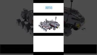 Evolution of the LEGO Star Wars Clone Turbo Tank! #legostarwars #lego #clonewars #tank #shorts