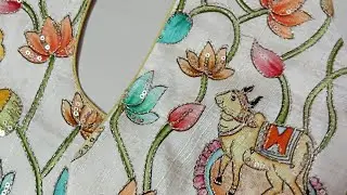 blouse invisible piping చాలా easy వేసుకోవచ్చు#blousedesign#saree