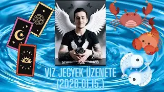 💧Víz jegyek üzenete💧Rák♋️Skorpió♏️Halak♓️(2026.01.15.) #rák #skorpió #halak #tarotreading 