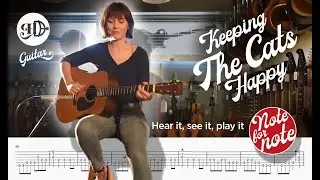 🎸 Hugh D Guitar – Keeping the Cats Happy (Molly Tuttle) 🟥 Note-for-Note + Full TAB