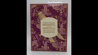 Stampin' Up! Beauty of Tomorrow Inspired Thoughts Fun Fold Video Tutorial