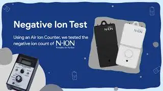 N-ION Portable Air Purifier | Negative Ion Test