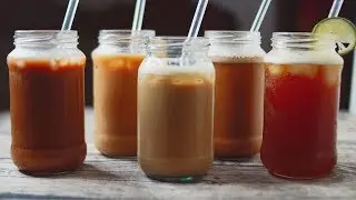 ICED COFFEE RECIPES | 5 EASY ICED COFFEE RECIPES