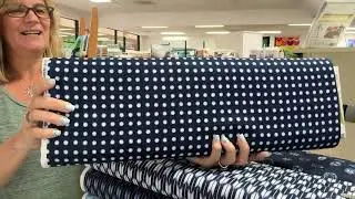 Homemade by Kristin and Sevenberry Shibori Blues are here! Cary Quilting Company, 9/17/25