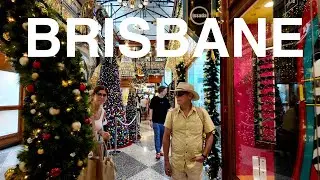 Brisbane 🇦🇺 CBD Walk: Queen Street Mall & Arcades
