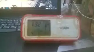 CASIO DA-104 vintage digital table alarm clock chime