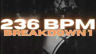 236 BPM - Metal Breakdown Drum Beat - Loop 1