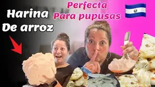 Harina de arroz para pupusas **SABOR** de Olocuilta **TECNICAS** para pupusas DELICIOSAS🔴