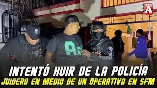 QUE JUIDERO EN EL RECORRIDO DE AYER: JOVEN INTENTÓ HUIR DE PATRULLA